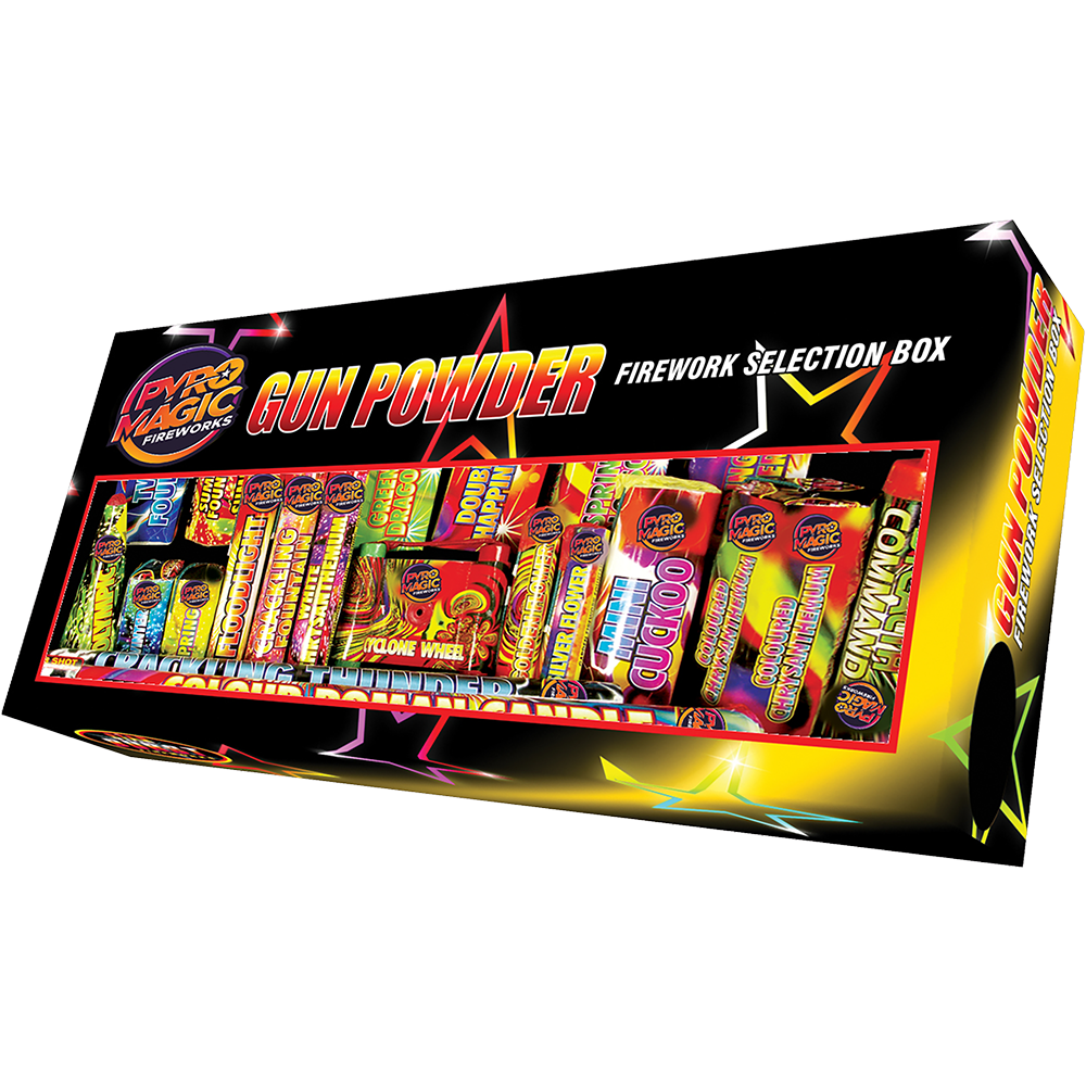 Gun Powder Selection Box 22 pieces.