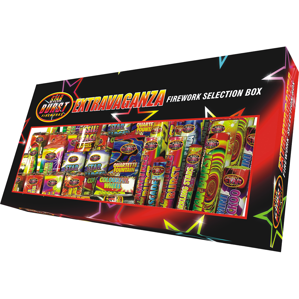 Extravaganza Selection Box. Contains 26 pieces.