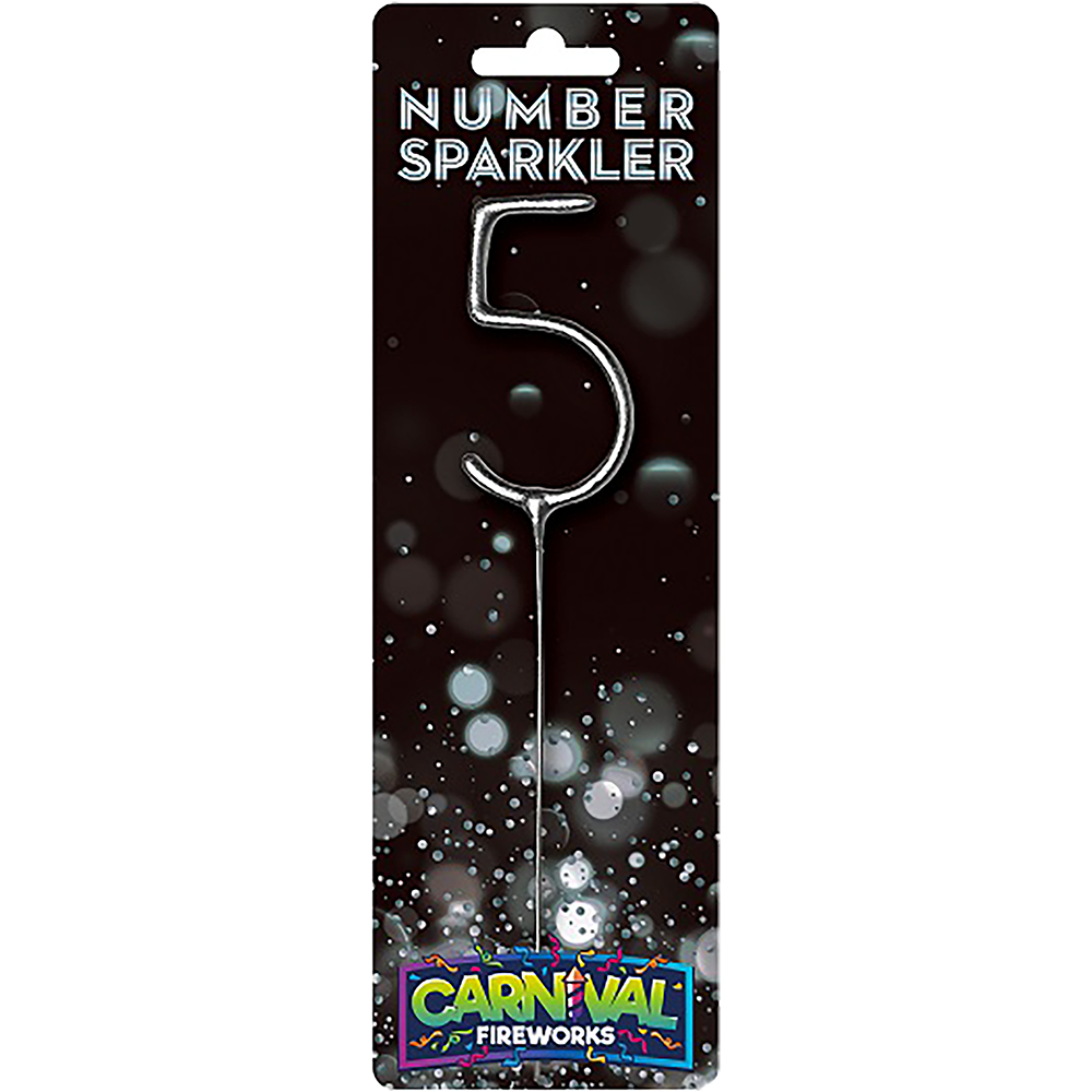 Number Sparkler – “5”