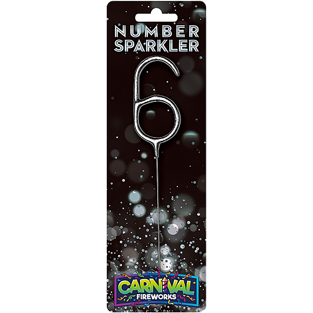 Number Sparkler – “6”