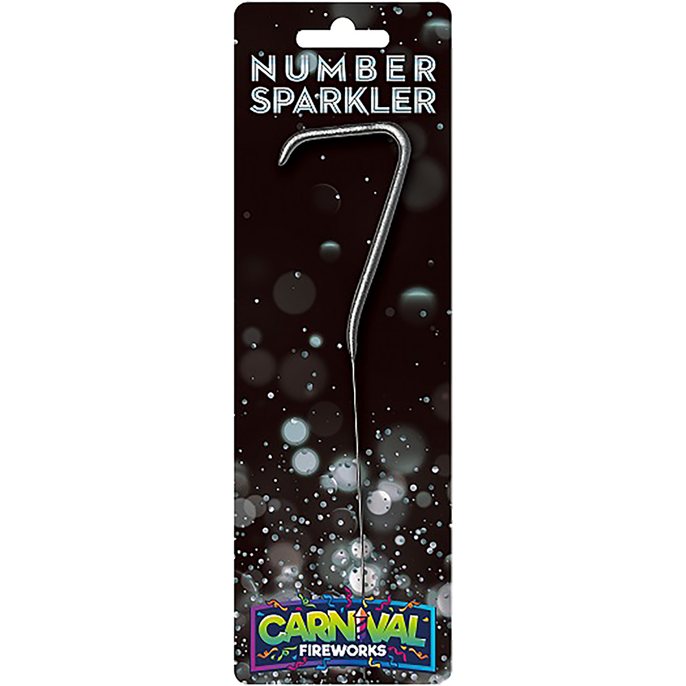 Number Sparkler – “7”