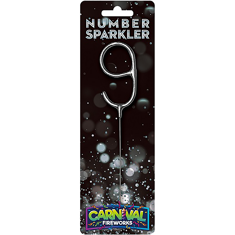 Number Sparkler – “9”