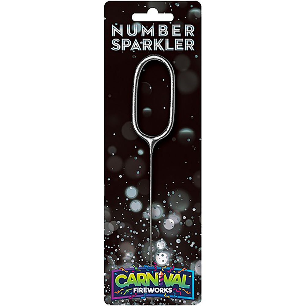 Number Sparkler – “0”